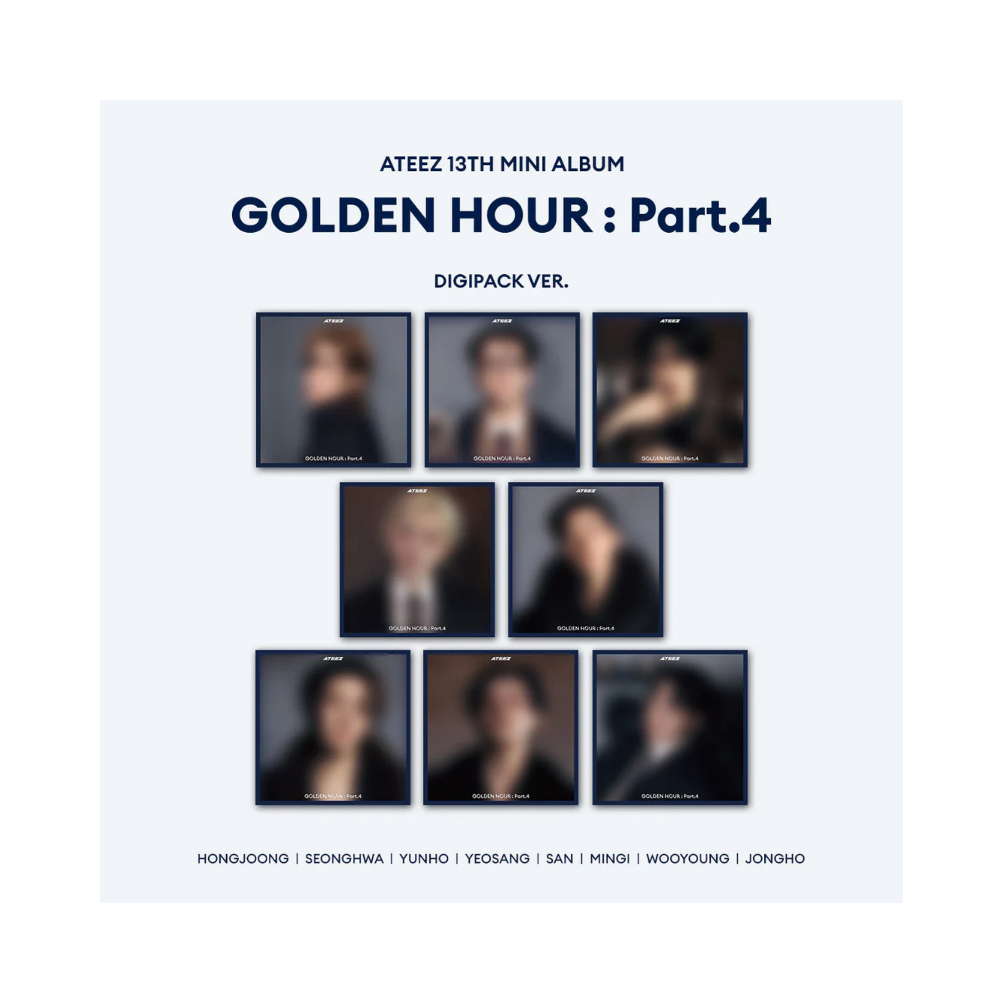 ATEEZ - GOLDEN HOUR : Part.4 (Digipack Ver.)