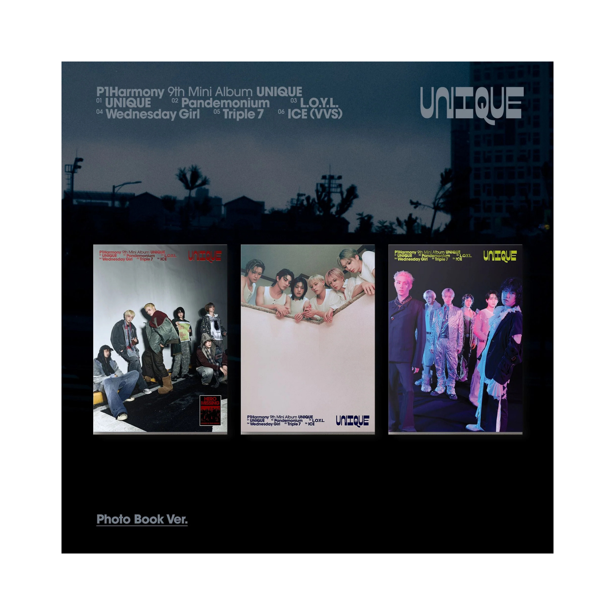 P1Harmony - 9th Mini Album (UNIQUE) Photobook Ver.