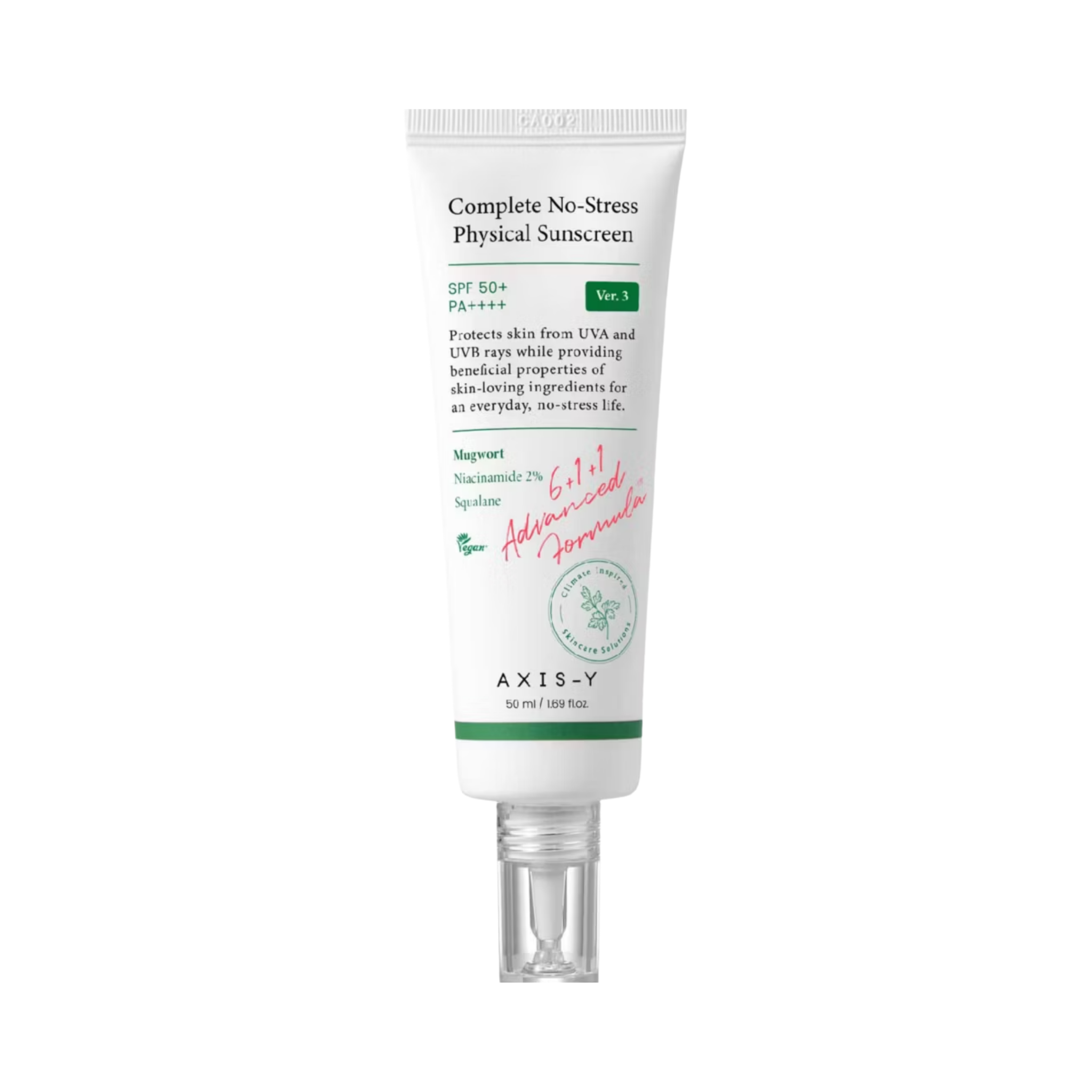 AXIS-Y Complete No-Stress Physical Sunscreen V.3 (50ml)