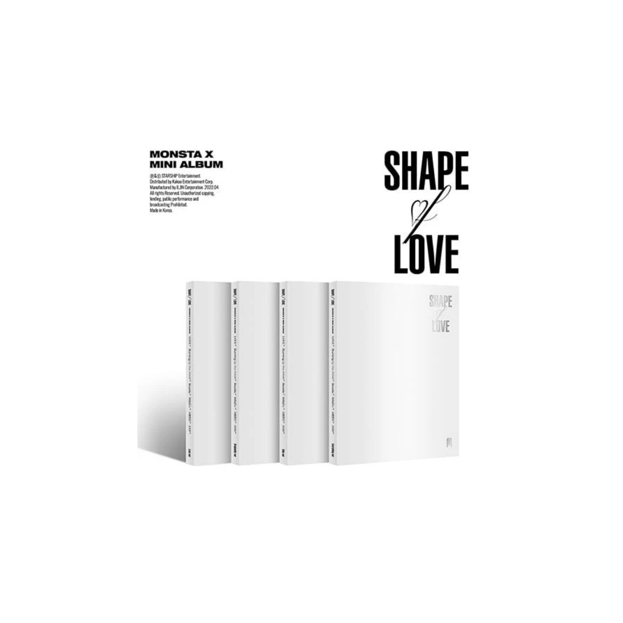 MONSTA X - SHAPE OF LOVE (11TH MINI ALBUM)