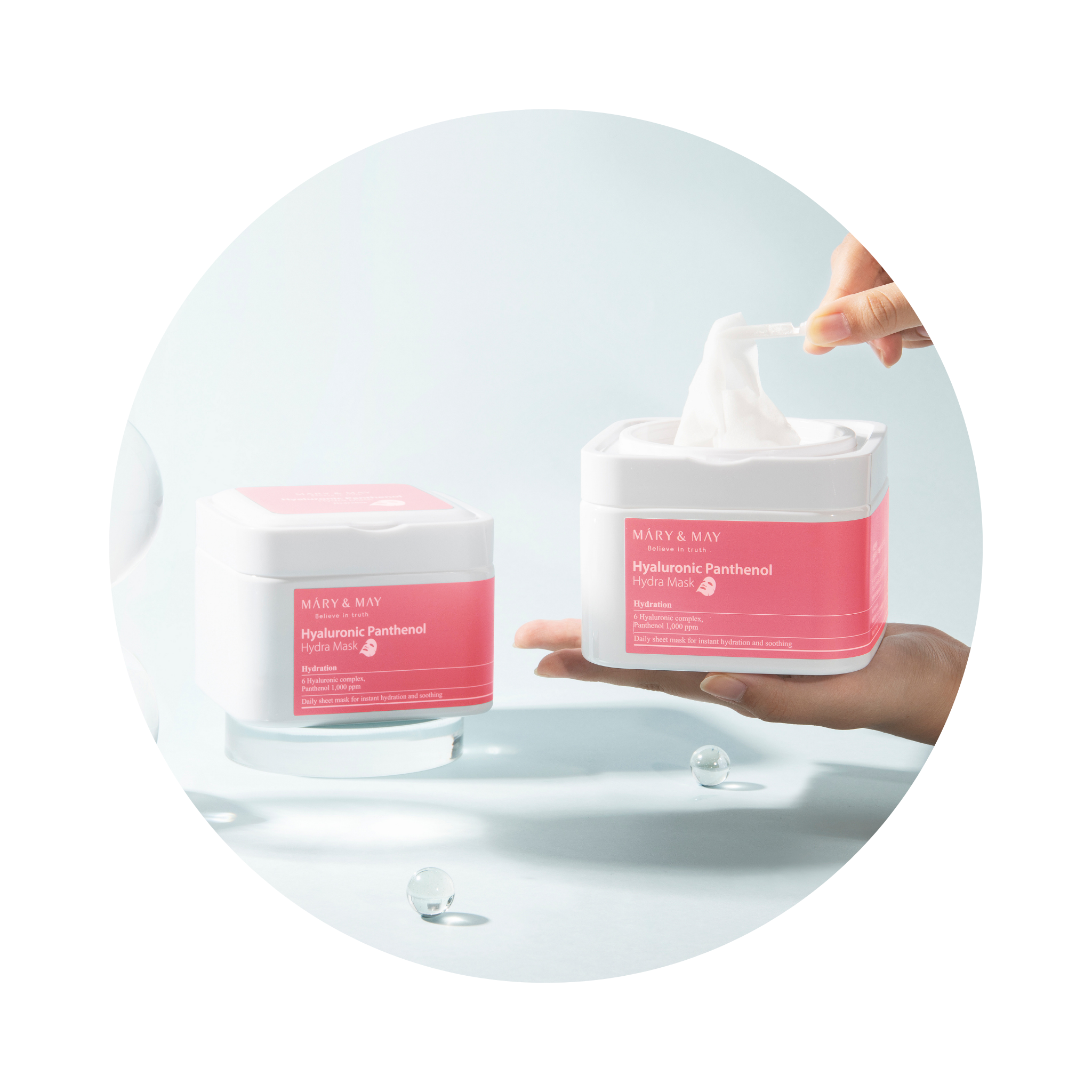 Mary&May Hyaluronic Panthenol Hydra Mask (30ea / 400g)
