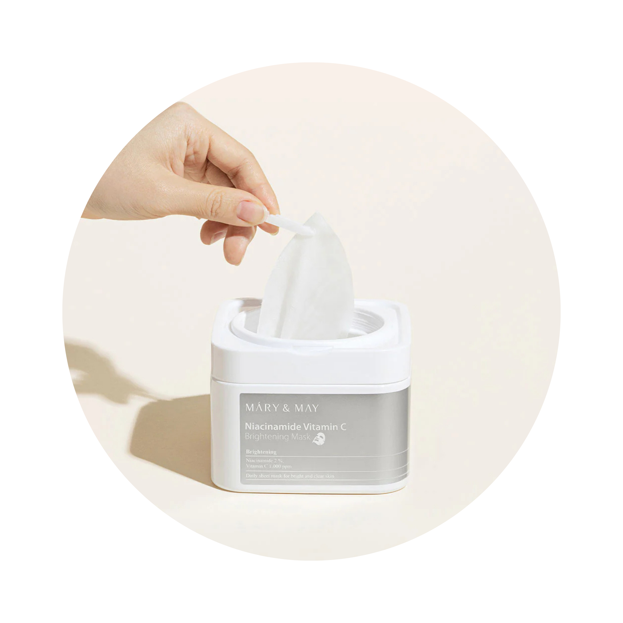 Mary&May Niacinamide Vitamin C Brightening Mask (30ea / 400g)