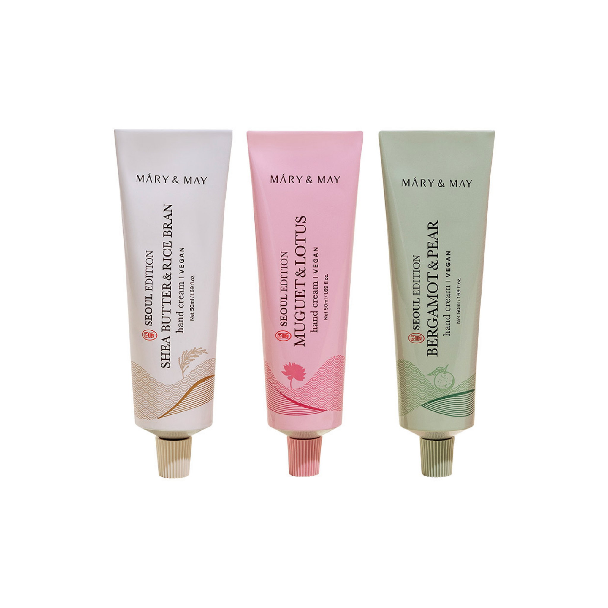 Mary&May Seoul Edition Hand Cream Trio Set (50ml ×3)