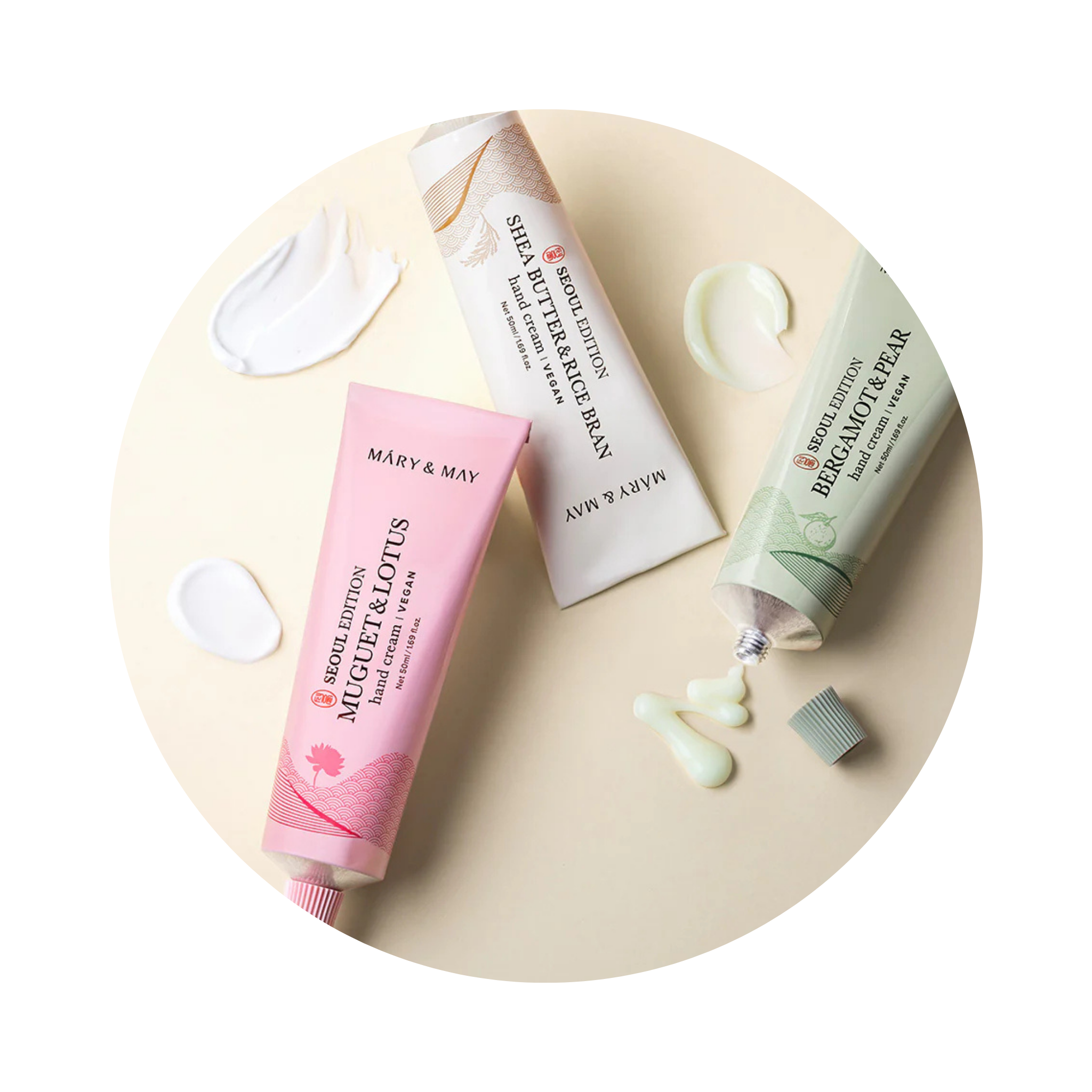 Mary&May Seoul Edition Hand Cream Trio Set (50ml ×3)