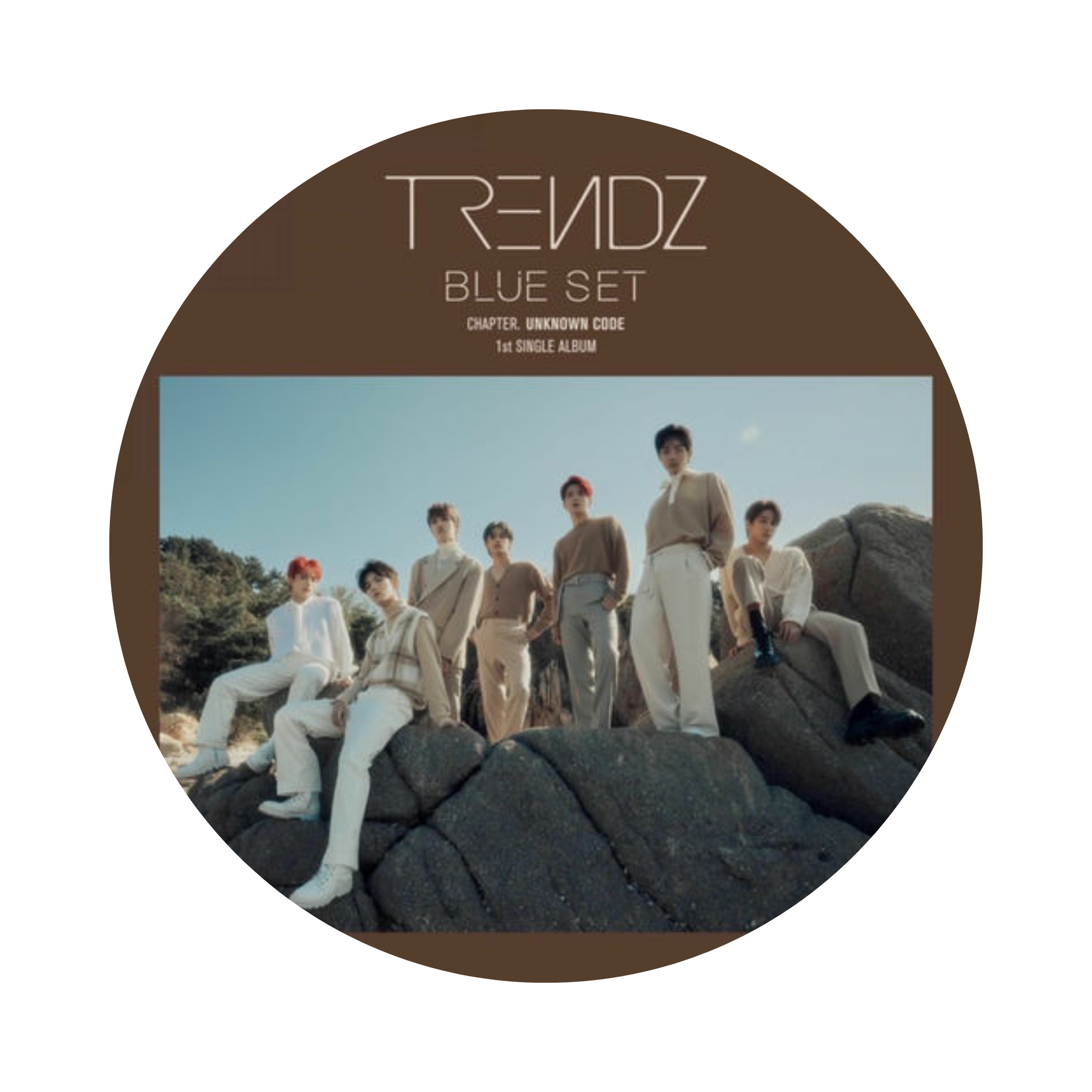 TRENDZ – BLUE SET Chapter. UNKNOWN CODE, 1st Single Album